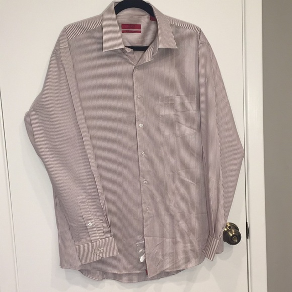 fitted white dress shirt